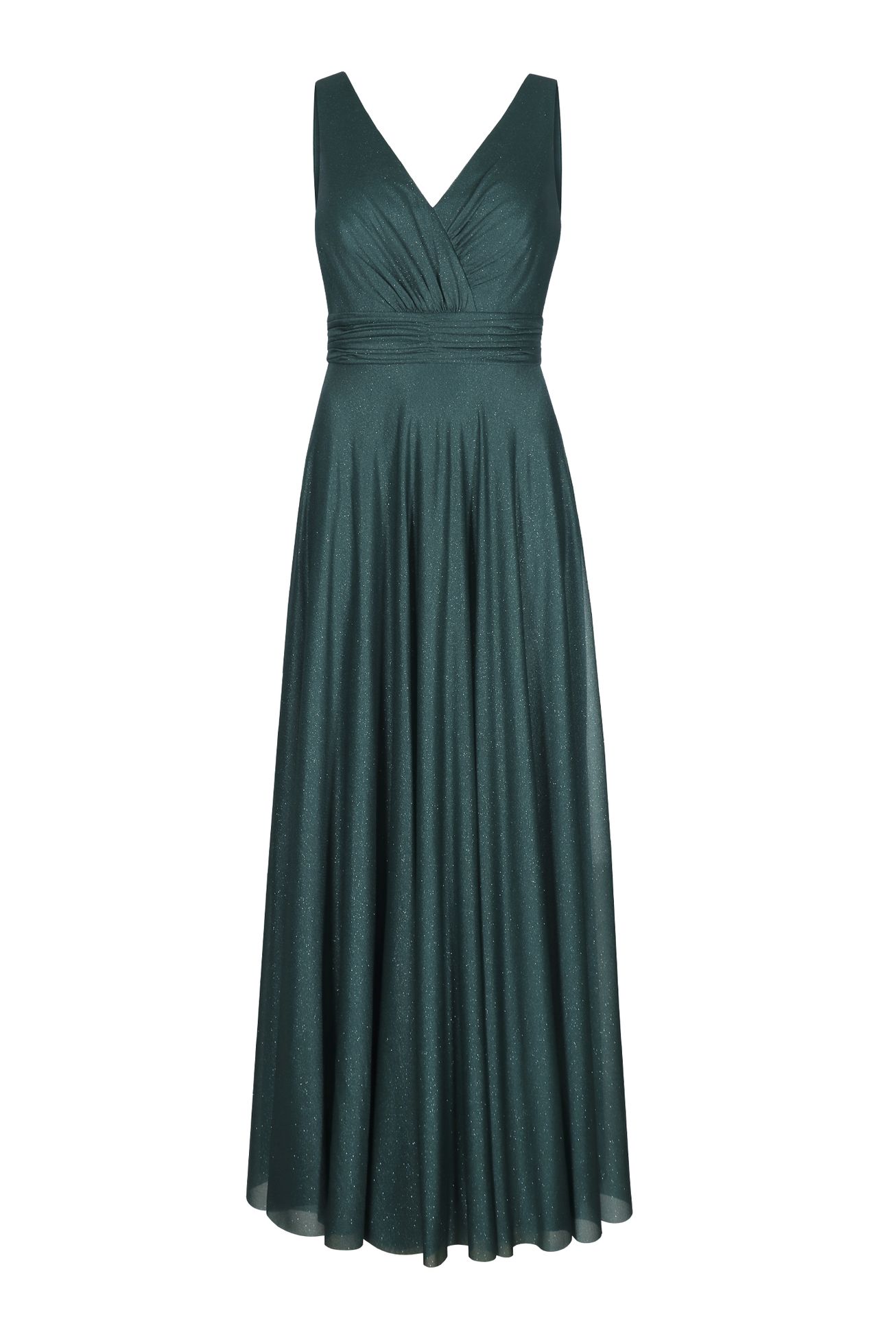 Girls-Glitzer-Kleid, Lang