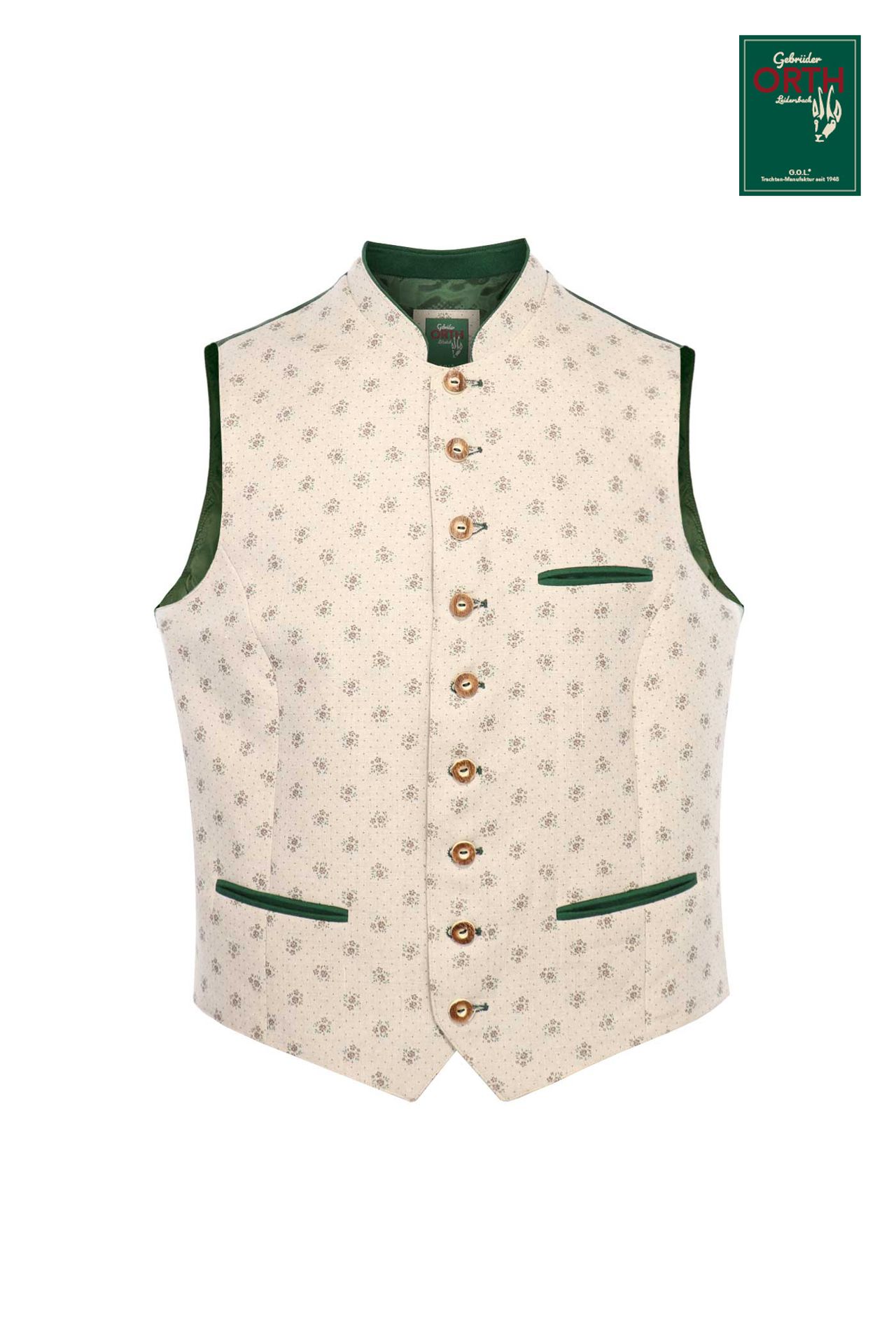 Leinen-Trachtenweste