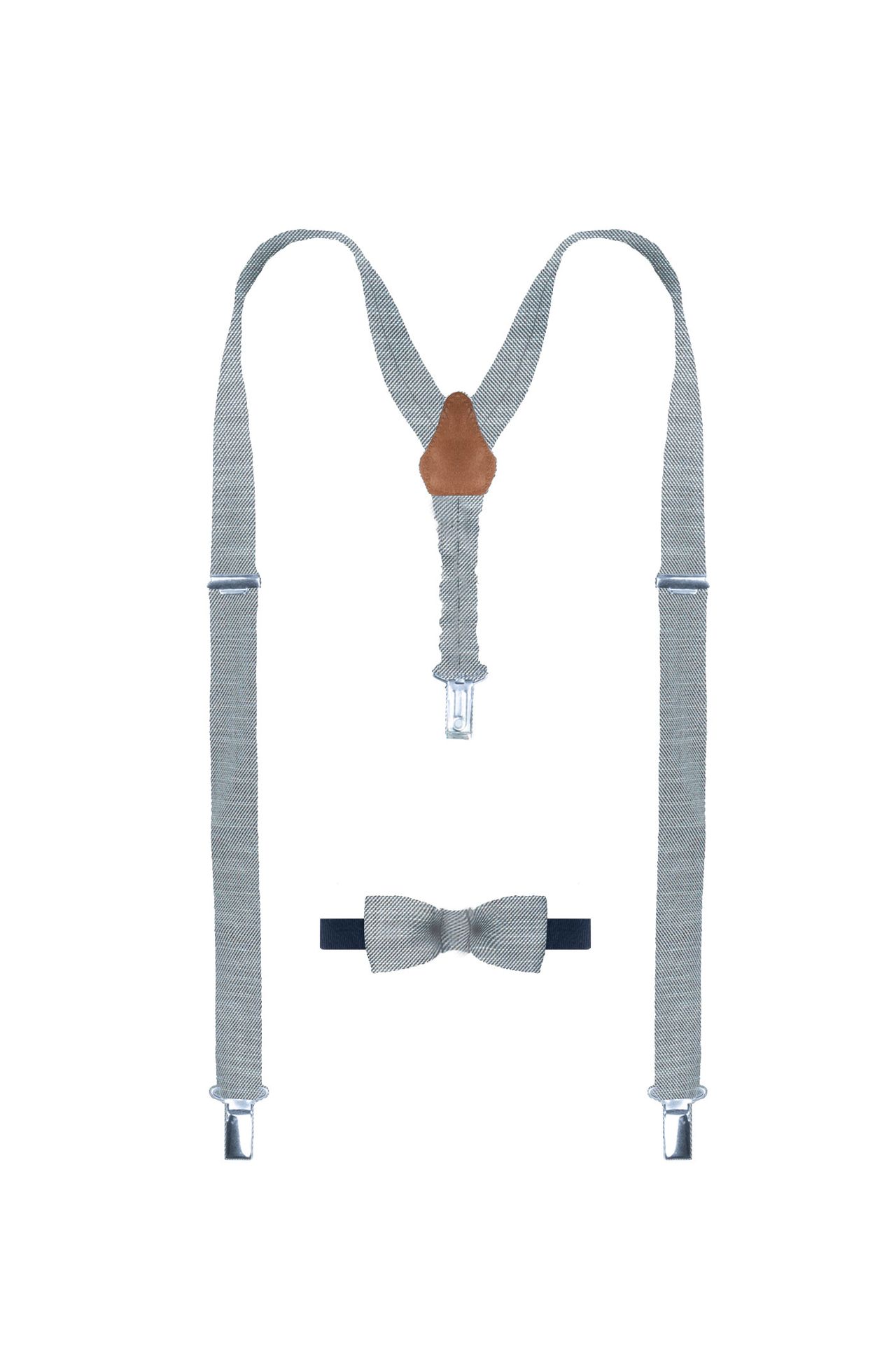 Baby-Hosenträger und Fliege