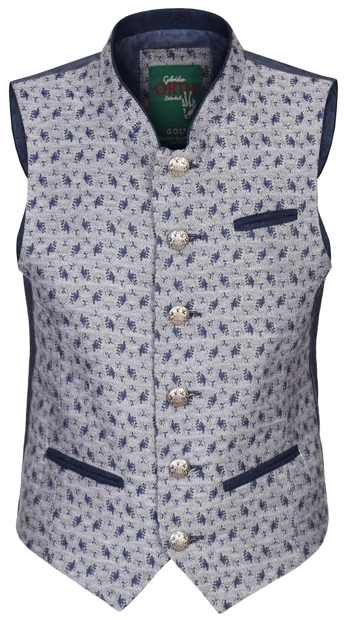 Jacquard-Trachtenweste