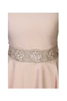 Girls-Krepp-Kleid mit Spitze