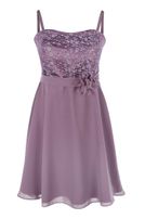 Girls-Chiffon-Kleid mit Stola