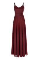 Girls-Glitzerkleid, lang