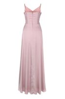 Satin-Kleid, lang