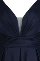 Girls-Glitzerkleid, lang