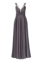 Girls-Glitzerkleid, lang