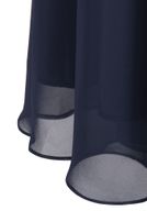 Chiffon-Kleid, lang, mit Stola