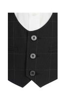 Boys-Karo-Weste Slim-Fit
