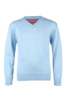 Feinstrick-Pullover mit V-Neck